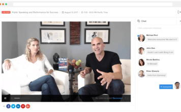 Virtual Event - WebinarNinja Screenshot