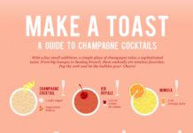 A Guide to Champaigne Cocktails Infographic