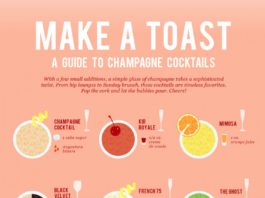 A Guide to Champaigne Cocktails Infographic