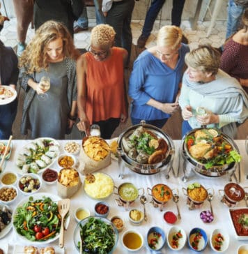 Volume Catering: Feeding the Masses — In Style Catering buffet at an event