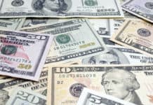 Dollars laying around