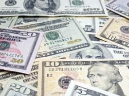 Dollars laying around