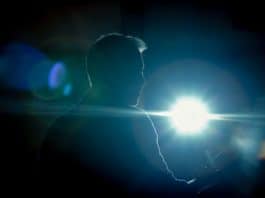 Public speaking at an event