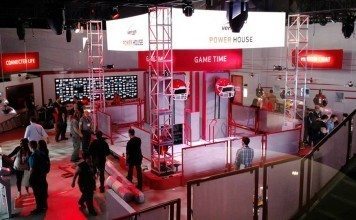 Verizon Power House at Super Bowl Central