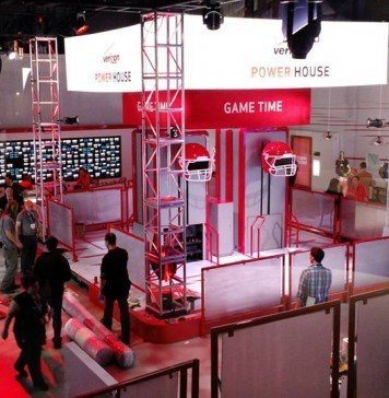 Verizon Power House at Super Bowl Central