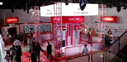 Verizon Power House at Super Bowl Central